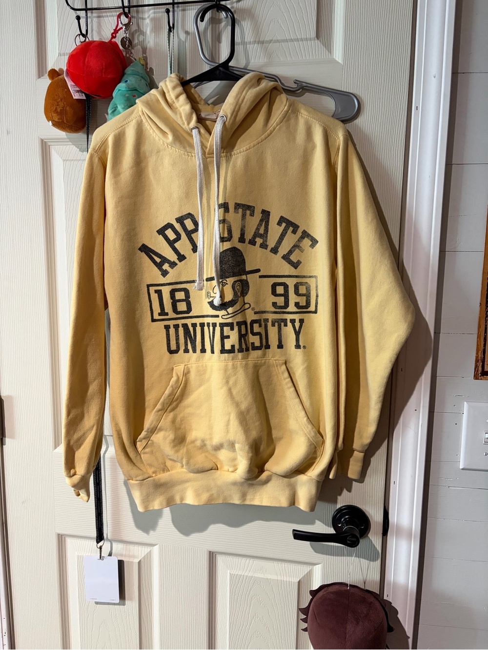 University Yellow Hooded Sweatshirt